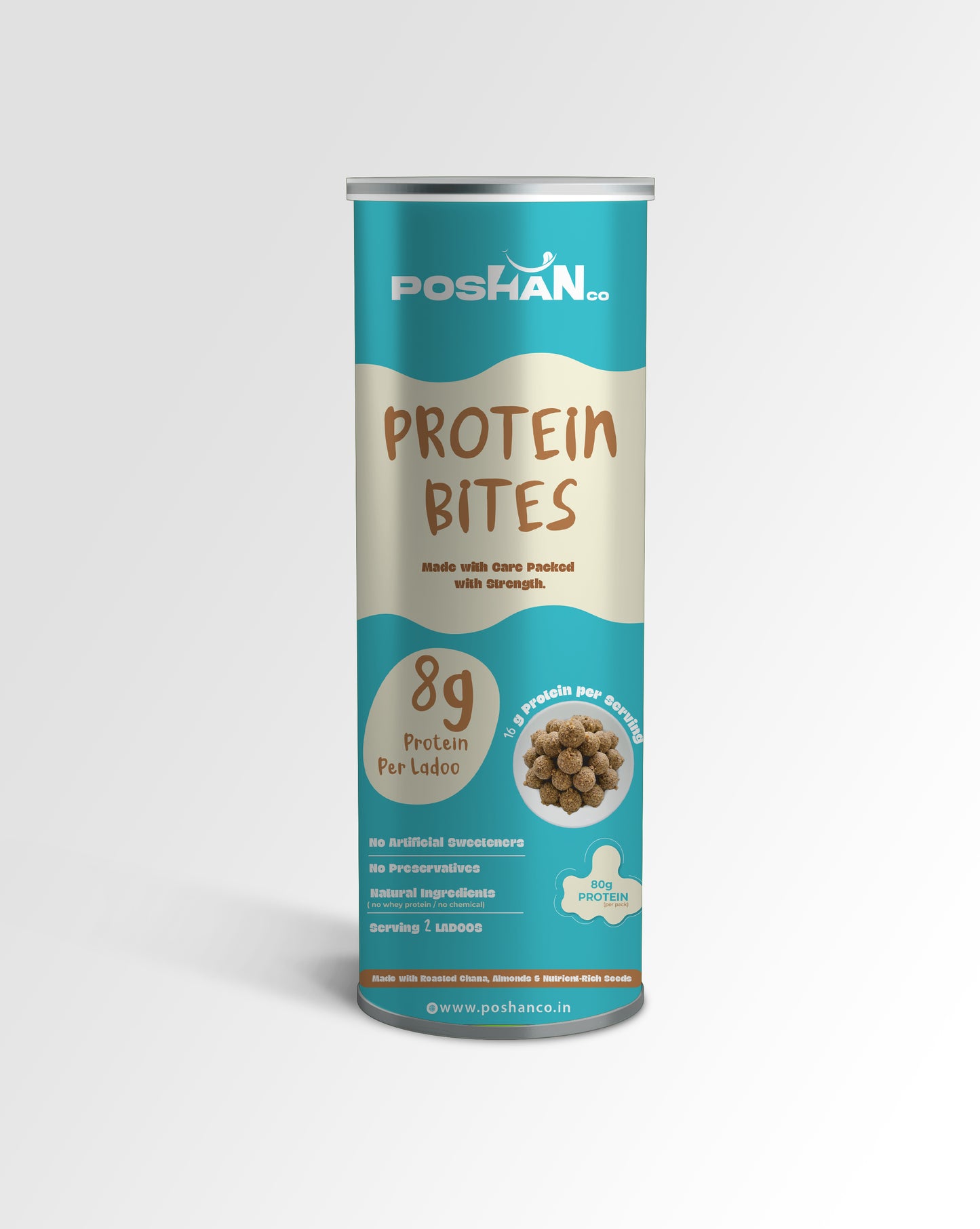 POSHAN PROTEIN BITES (8G PROTEIN PER LADOO)
