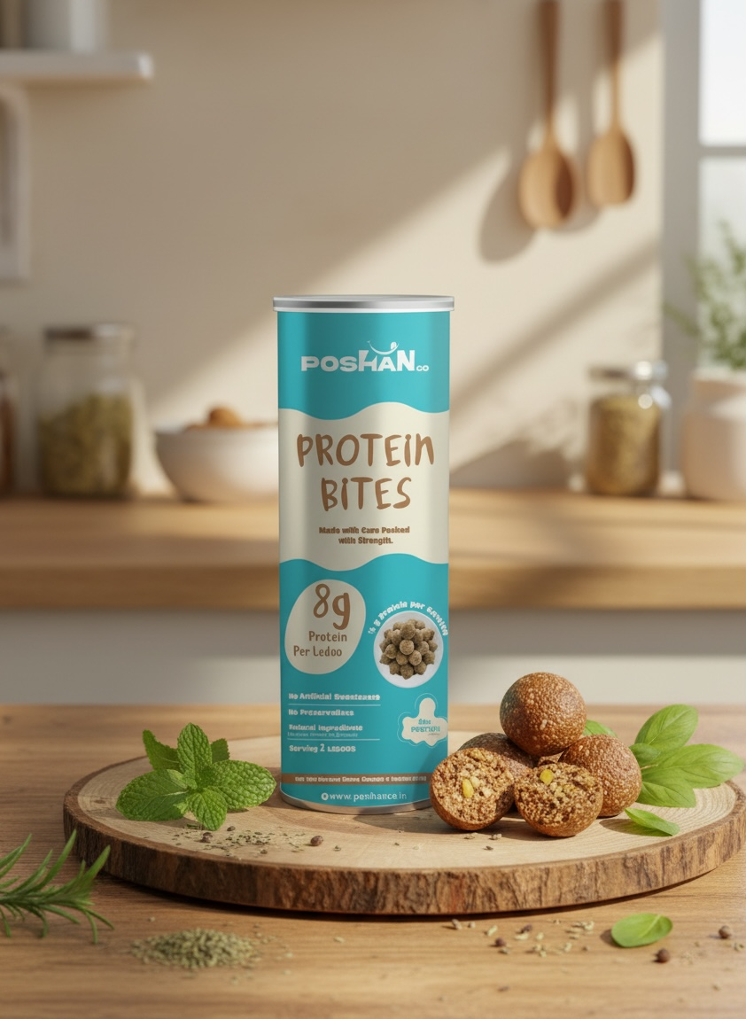 POSHAN PROTEIN BITES (8G PROTEIN PER LADOO)