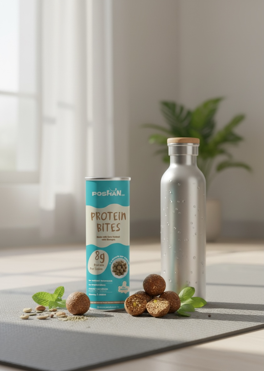 POSHAN PROTEIN BITES (8G PROTEIN PER LADOO)